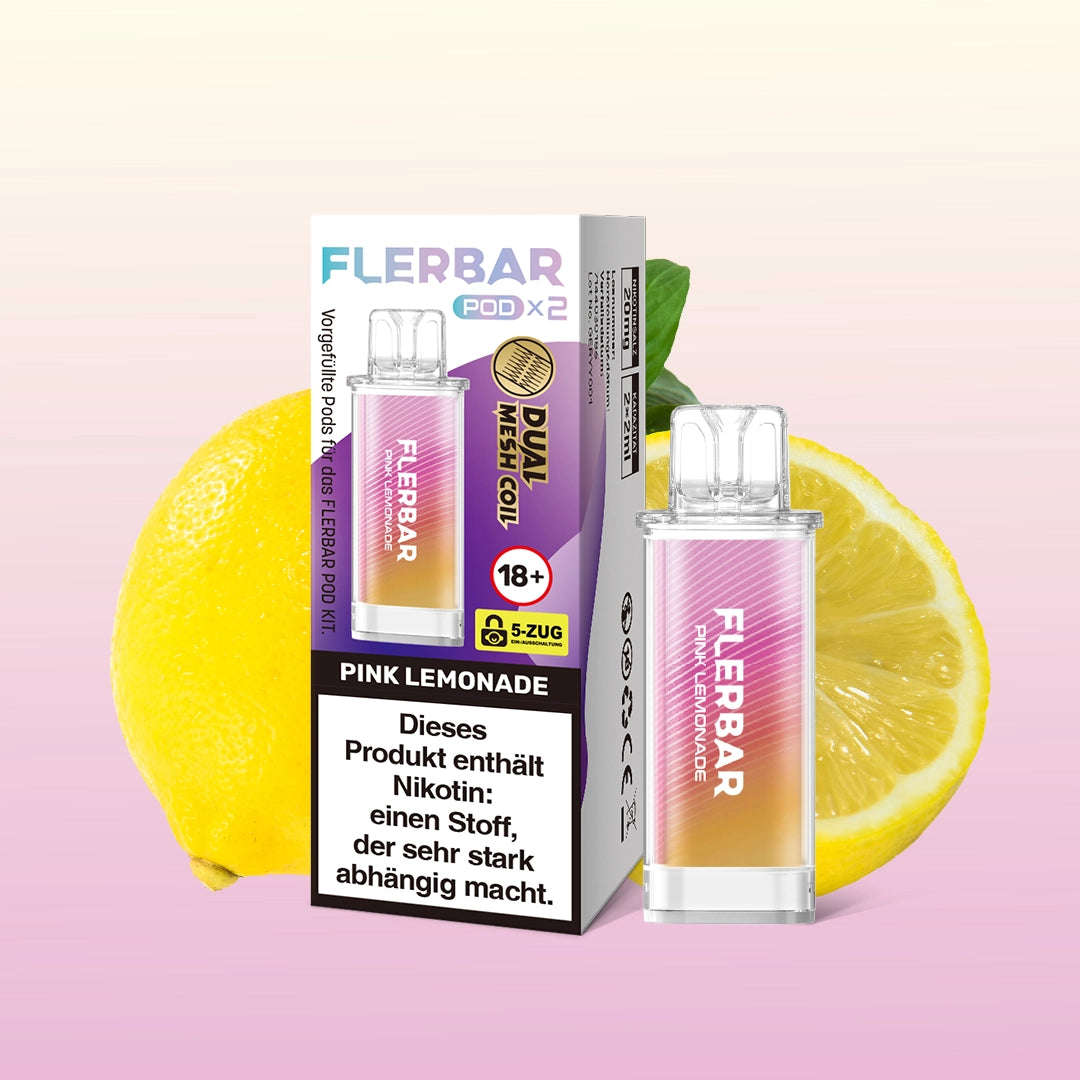 Flerbar Prefilled Pod Pink Lemonade 20mg Nikotin 600