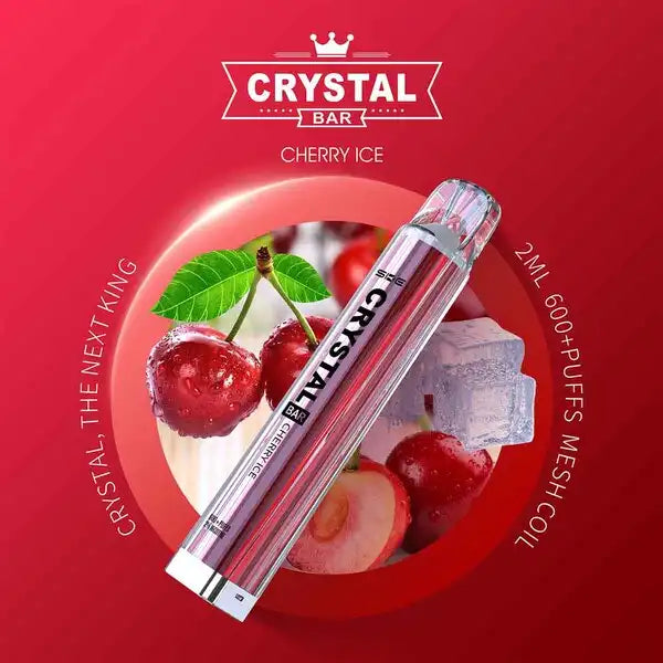 E-Zigarette Crystal Bar 600 Cherry Ice 20mg Nikotin