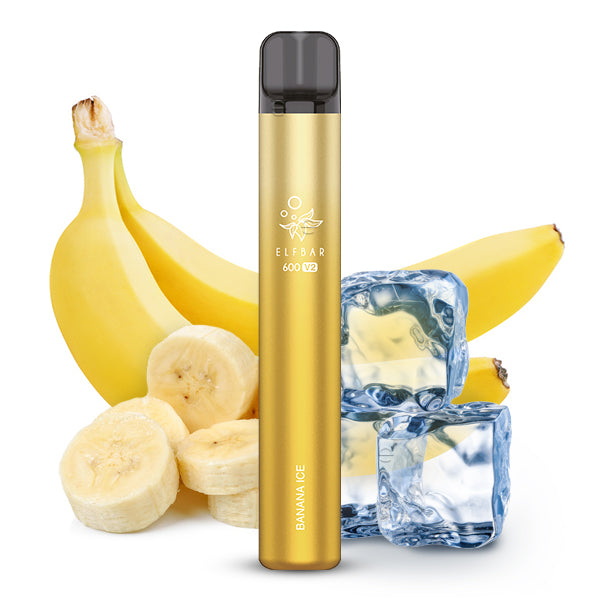 E-Zigarette Elf Bar V2 Banane Ice 20mg Nikotin 600