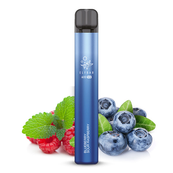 E-Zigarette Elf Bar V2 Blueberry Sour Raspberry 20mg Nikotin 600