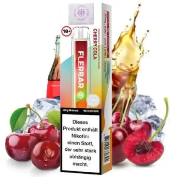 E-Zigarette Flerbar Cherry Cola 20mg Nikotin 600