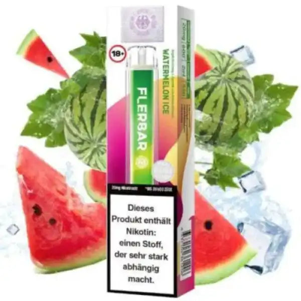 E-Zigarette Flerbar Watermelon Ice 20mg Nikotin 600