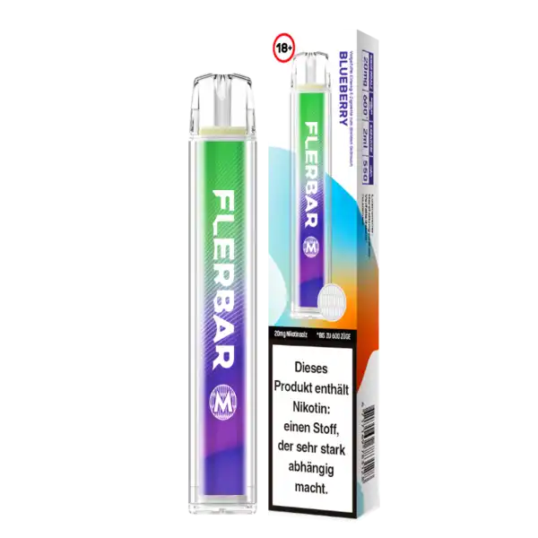E-Zigarette Flerbar Blueberry 20mg Nikotin 600