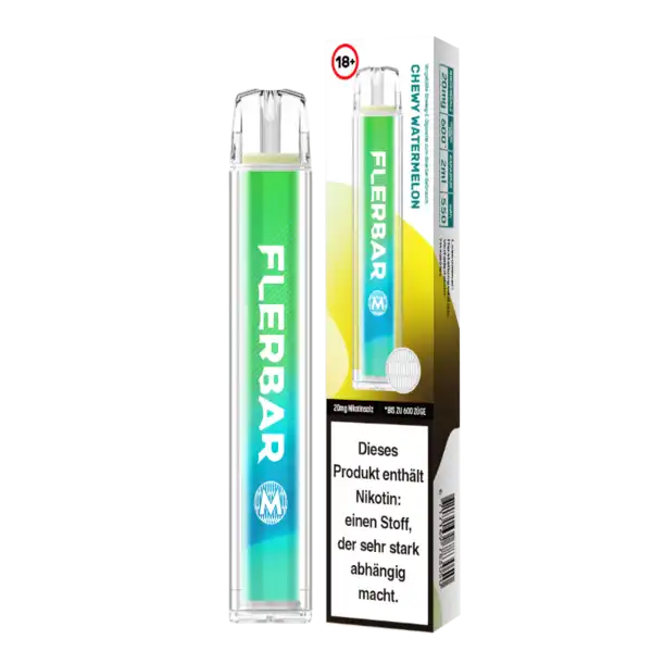 E-Zigarette Flerbar Chewy Watermelon 20mg Nikotin 600