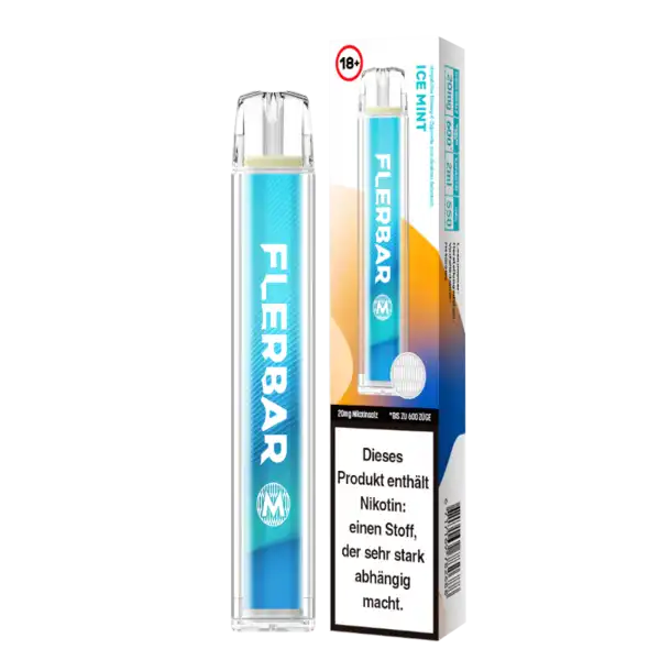 E-Zigarette Flerbar Ice Mint 20mg Nikotin 600