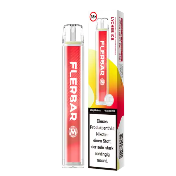 E-Zigarette Flerbar Lychee Ice 20mg Nikotin 600