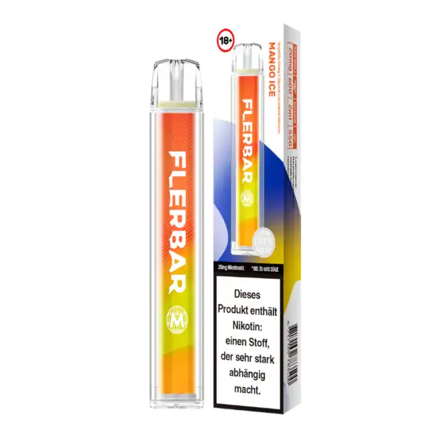 E-Zigarette Flerbar Mango Ice 20mg Nikotin 600