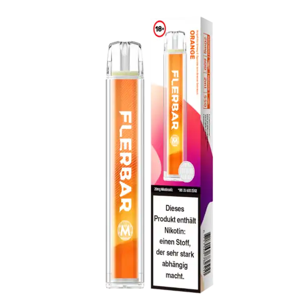 E-Zigarette Flerbar Orange 20mg Nikotin 600