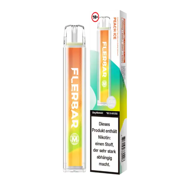 E-Zigarette Flerbar Peach Ice 20mg Nikotin 600
