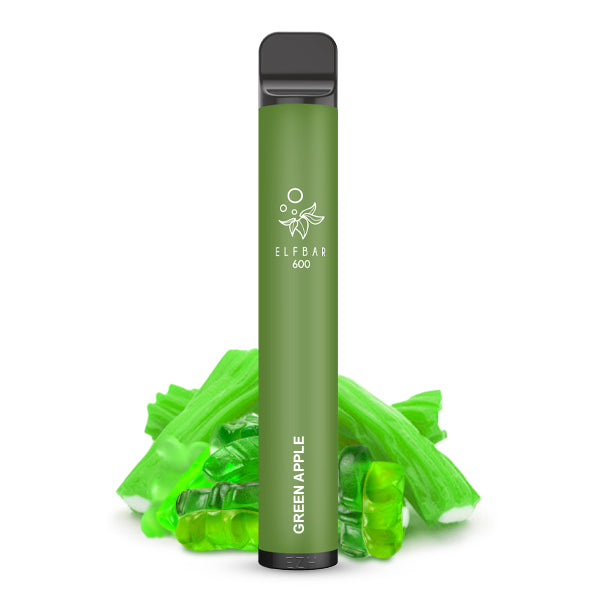 E-Zigarette Elf Bar Green Apple 20mg Nikotin 600