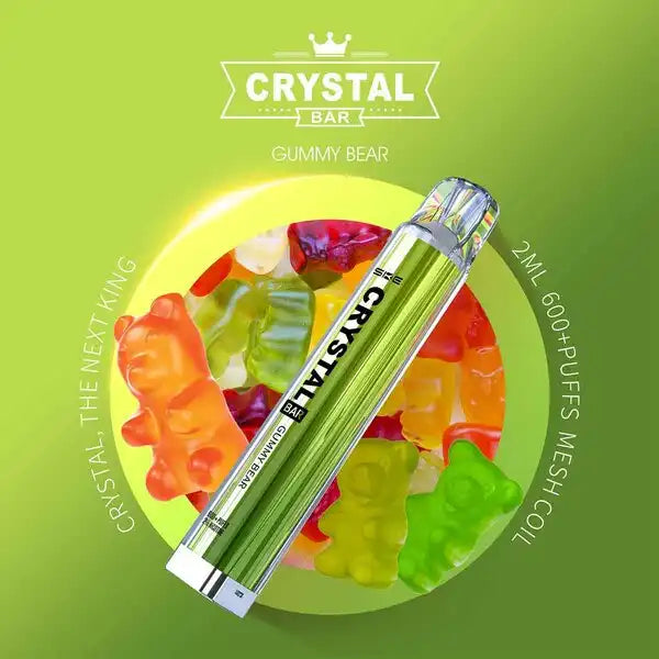 E-Zigarette Crystal Bar 600 Gummy Bear 20mg Nikotin