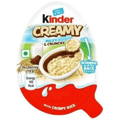 Kinder Creamy Milky&Crunchy 19g 24er  (mhd. 21/05/2024)
