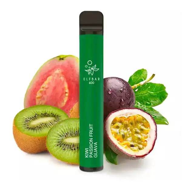 E-Zigarette Elf Bar Kiwi Passion Fruit Guava 20mg Nikotin 600