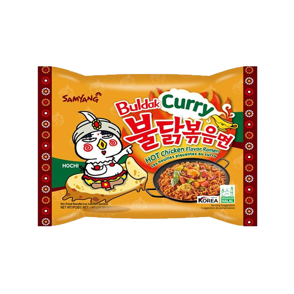 SamYang Buldak Hot Chicken Flavor Ramen Curry 140g 40er  (mhd. 15/09/2024)