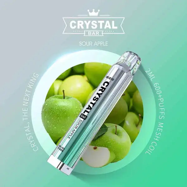 E-Zigarette Crystal Bar 600 Sour Apple 20mg Nikotin