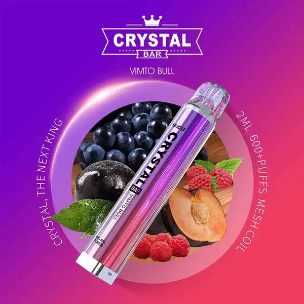 E-Zigarette Crystal Bar 600 Vimbull Ice 20mg Nikotin