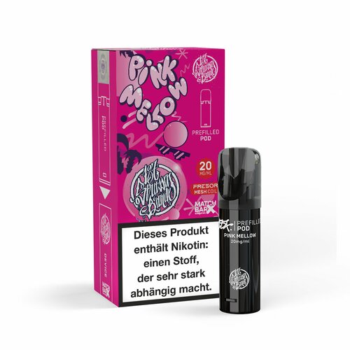 187 Prefilled Pod Pink Mellow 20mg Nikotin