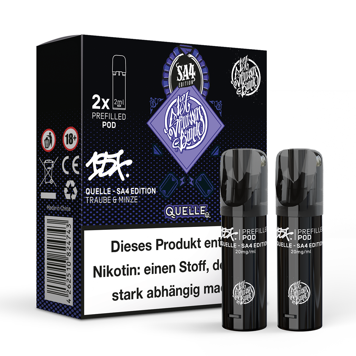 187 Prefilled Pod 2er Pack 20mg Nikotin Quelle