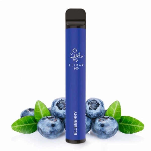 E-Zigarette Elf Bar Blueberry 0mg Nikotin  600