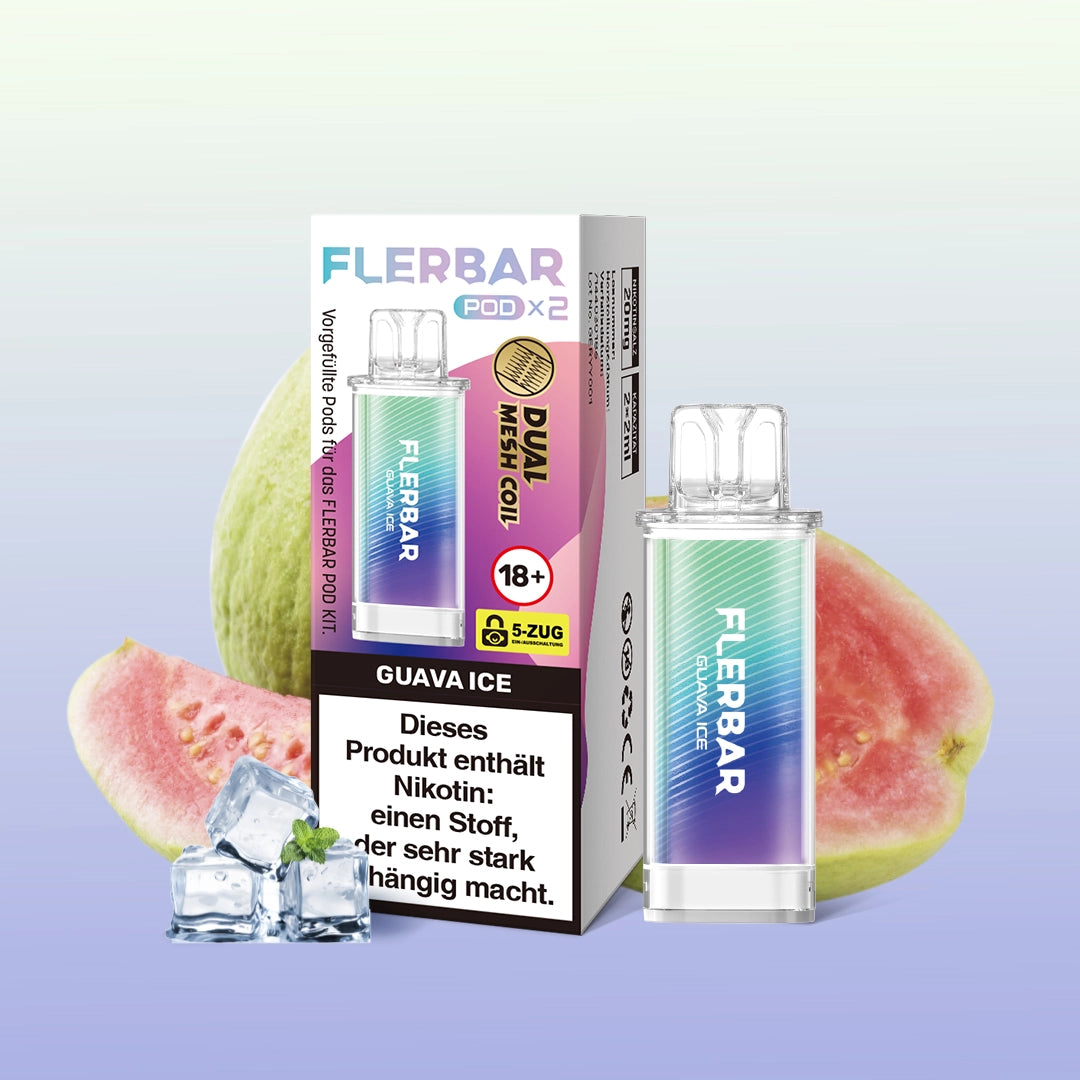 Flerbar Prefilled Pod Guava Ice 20mg Nikotin 600