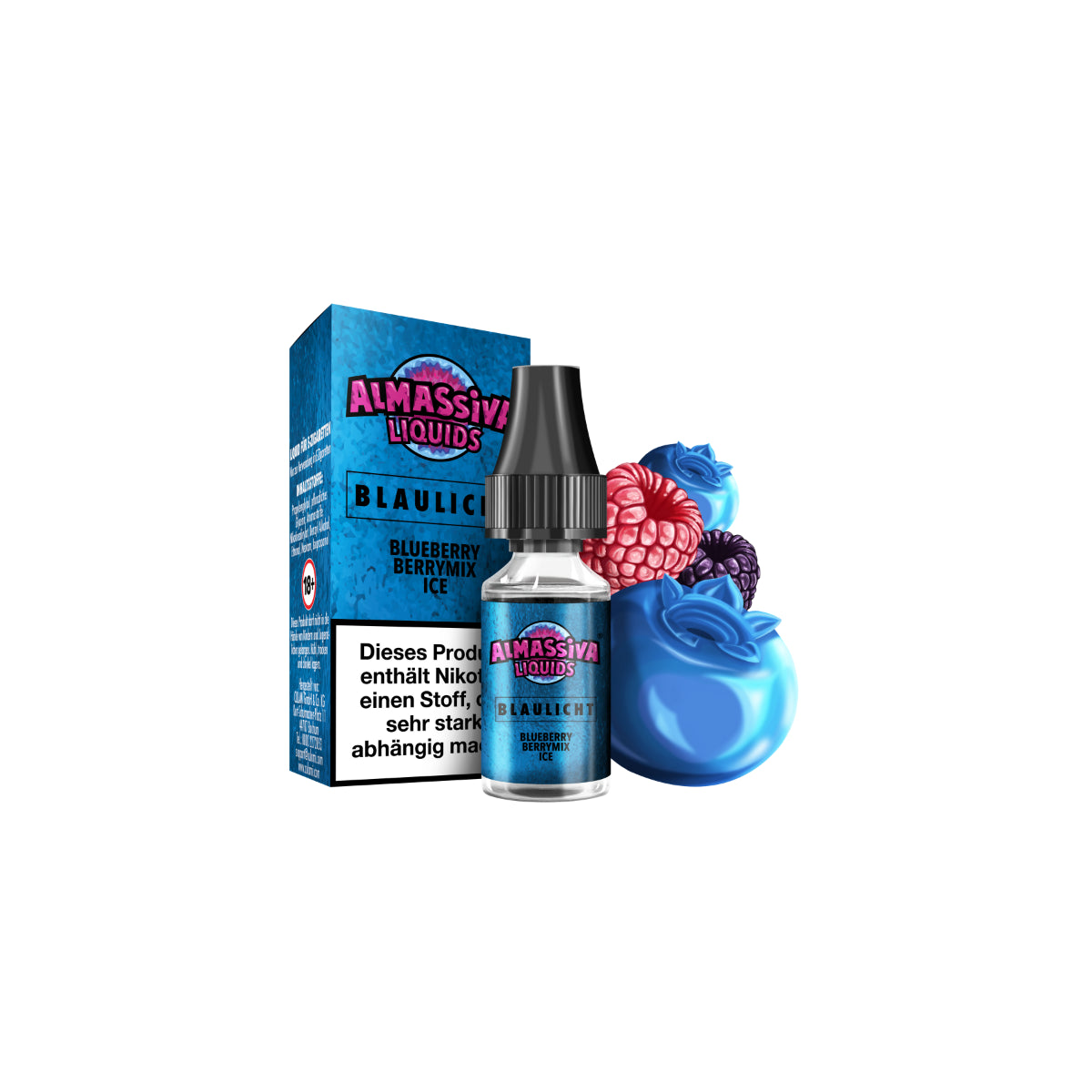 Al Massiva Liquid 17mg Nikotin 10ml - Blaulicht