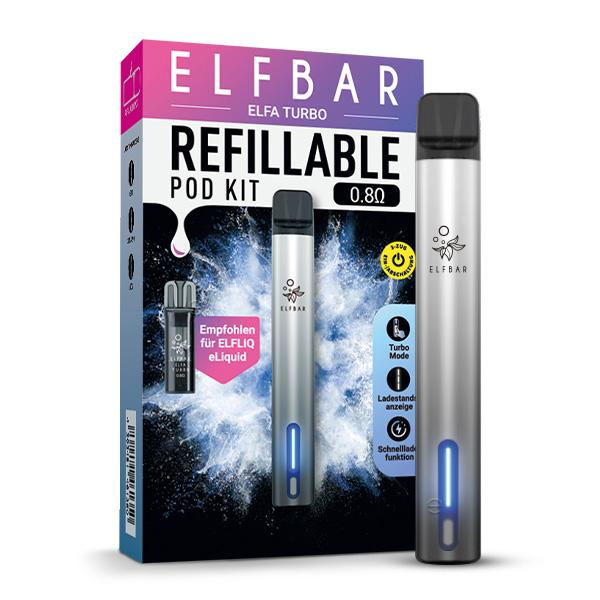 ELFA Turbo Refillable Pod Kit Aurora Black