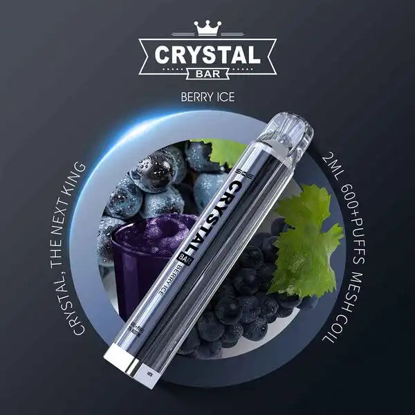 E-Zigarette Crystal Bar 600 Berry Ice 20mg Nikotin