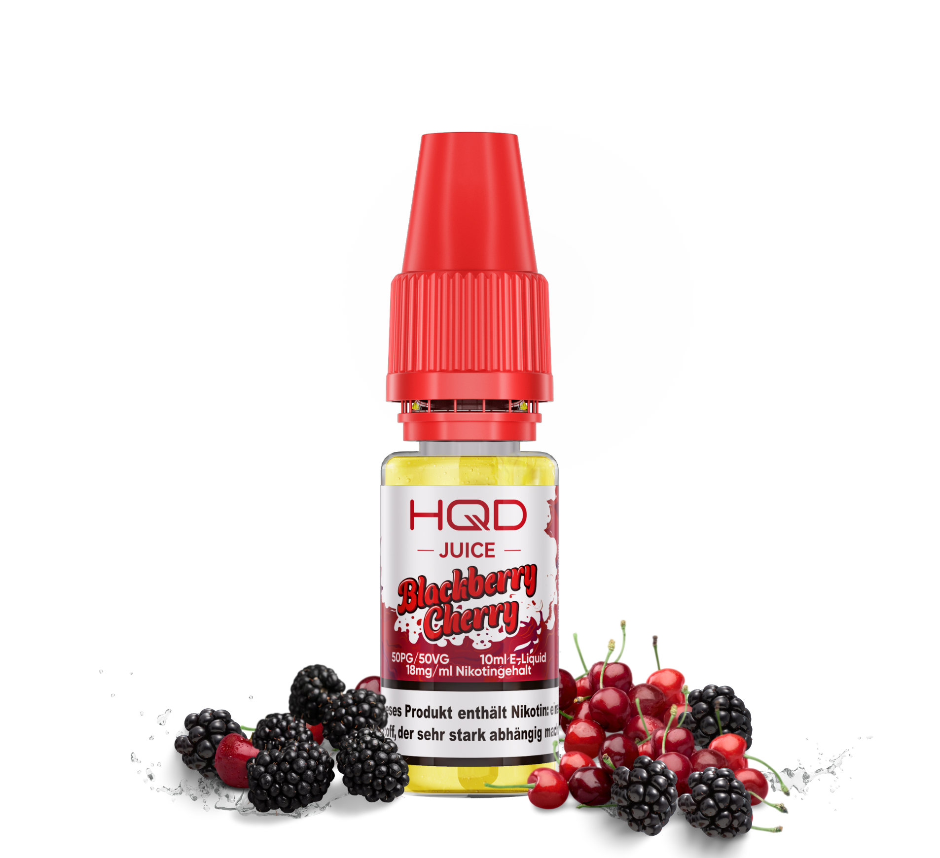 HQD Juice Blackberry Cherry 10ml Liquid 18mg Nikotin