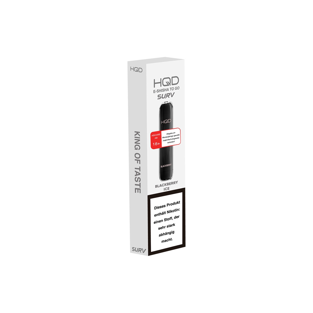 E-Zigarette HQD Surv BLACKBERRY ICE 18mg Nikotin 600