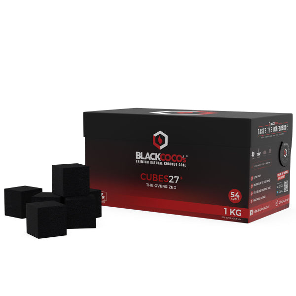 BLACKCOCO's CUBES27 Shisha Kohle 1kg (20 x 1kg Karton)