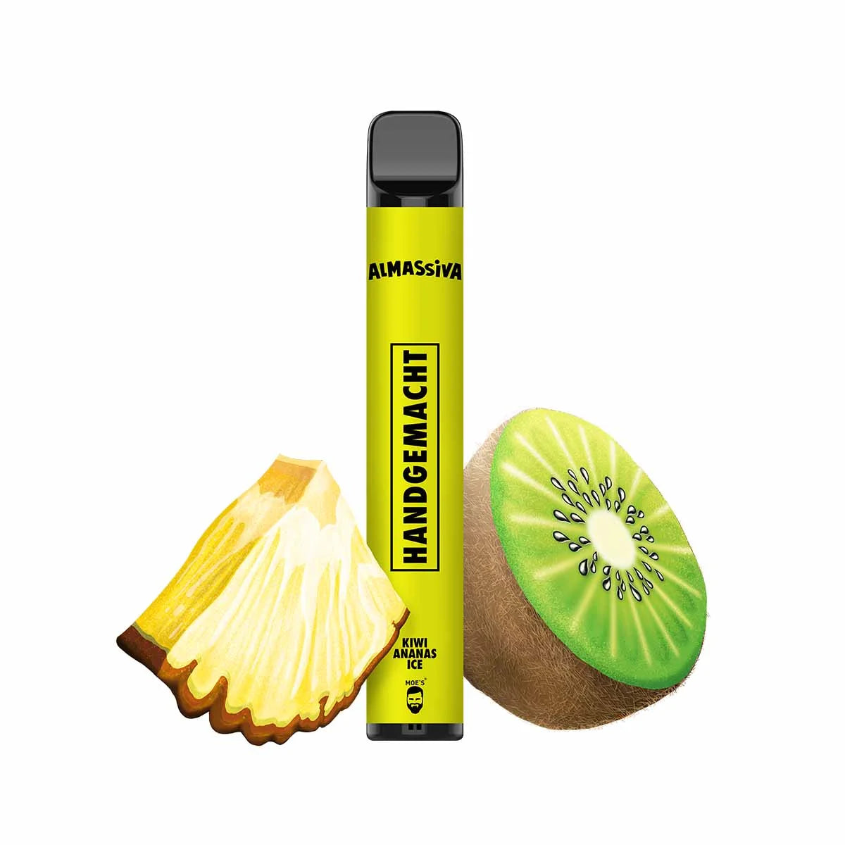 E-Zigarette Al Massiva Handgemacht (Kiwi Ananas Ice) 20mg Nikotin 600