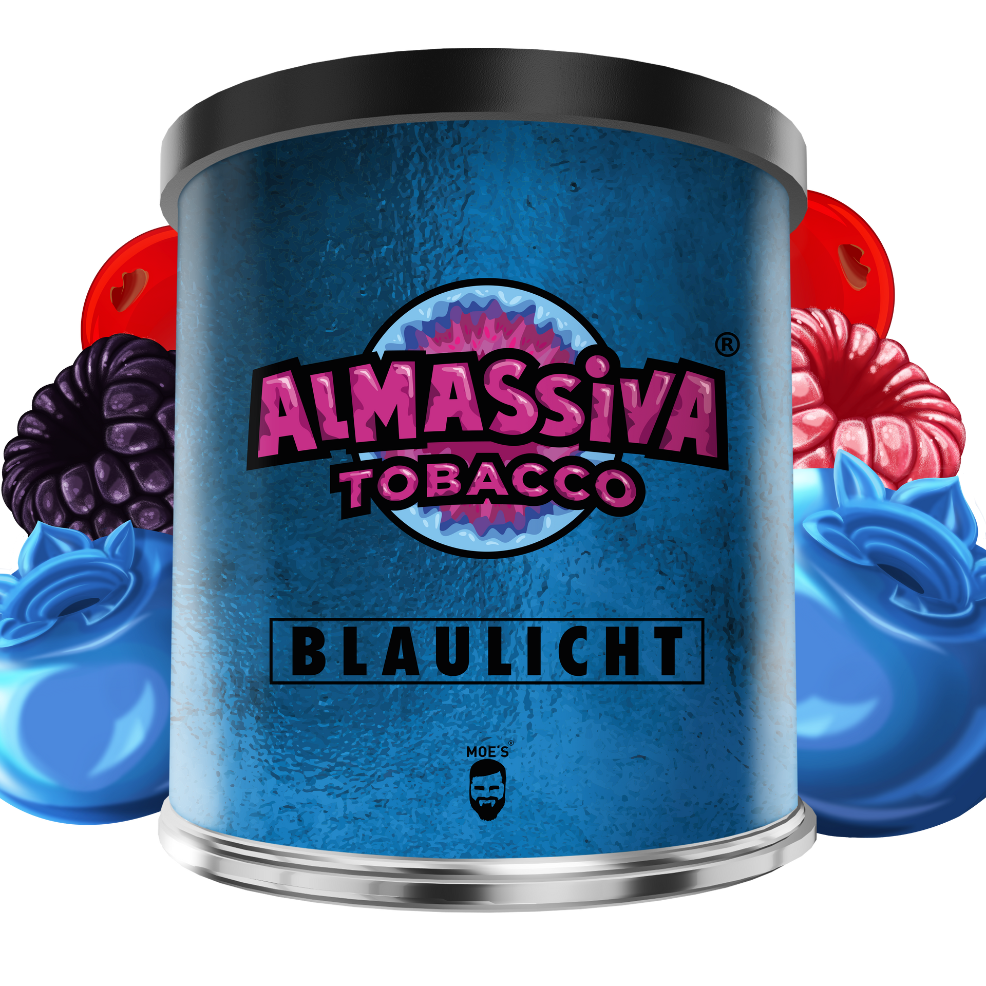 Al Massiva Tabak 200g Blaulicht