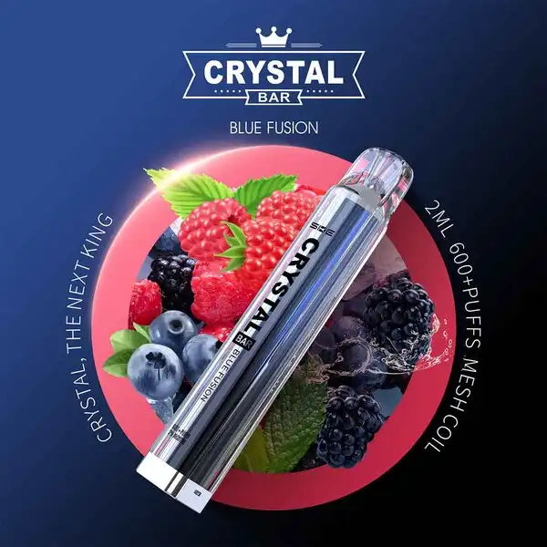 E-Zigarette Crystal Bar 600 Blue Fusion 20mg Nikotin