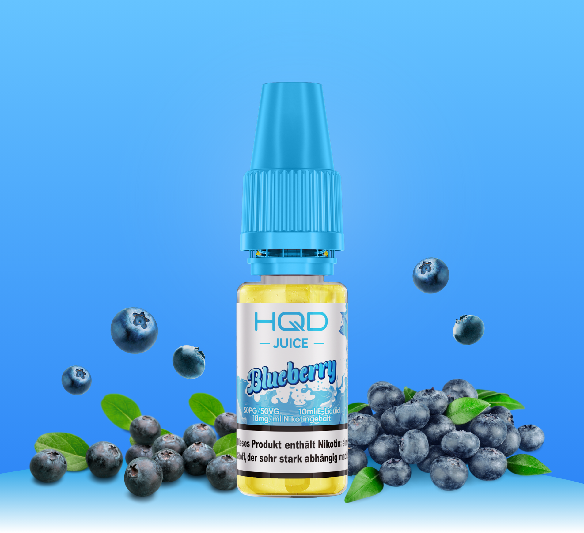 HQD Juice Blueberry 10ml Liquid 18mg Nikotin