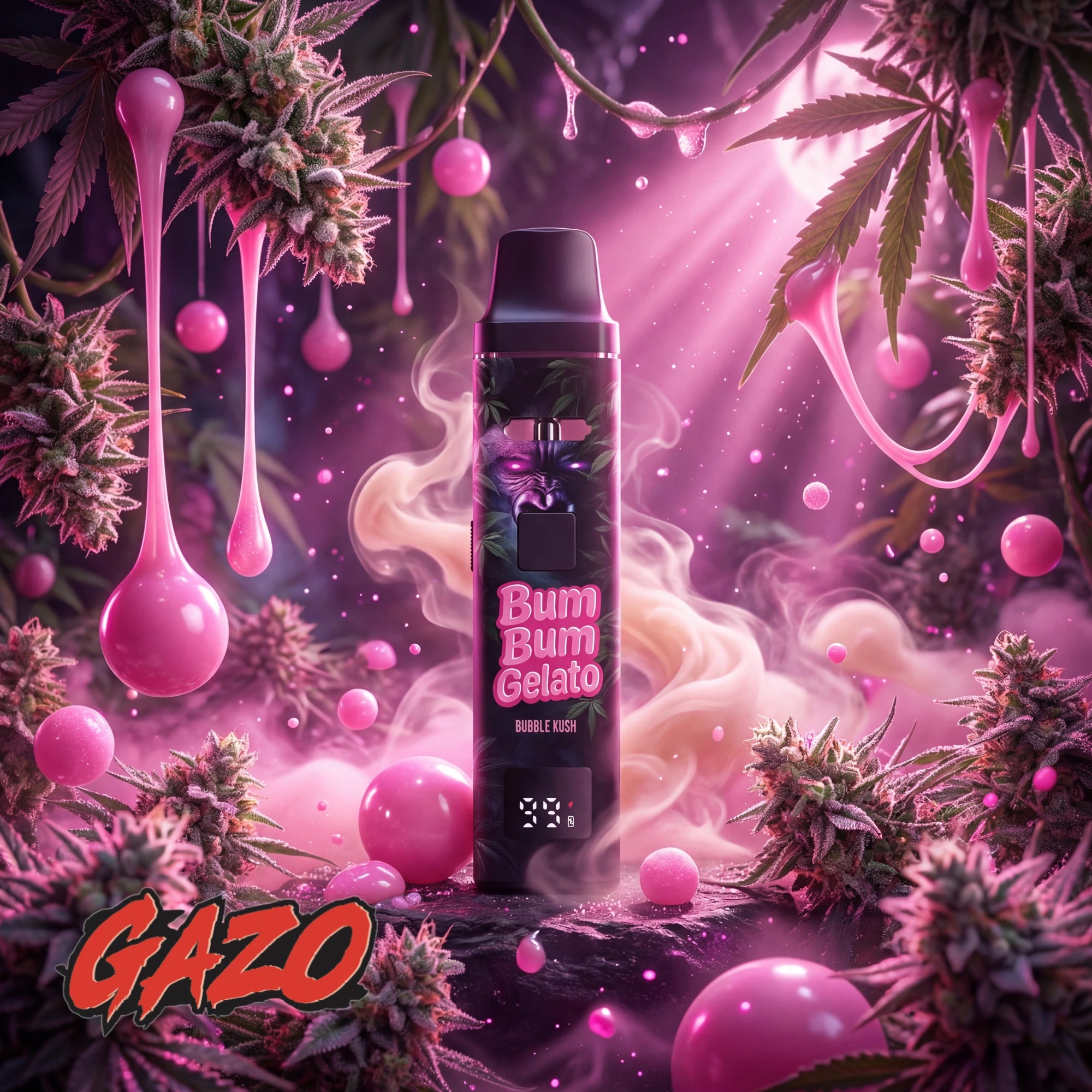 GAZO VAPE – H3BTA „Bum Bum“ (Bubble Gum) – 1ml CRD