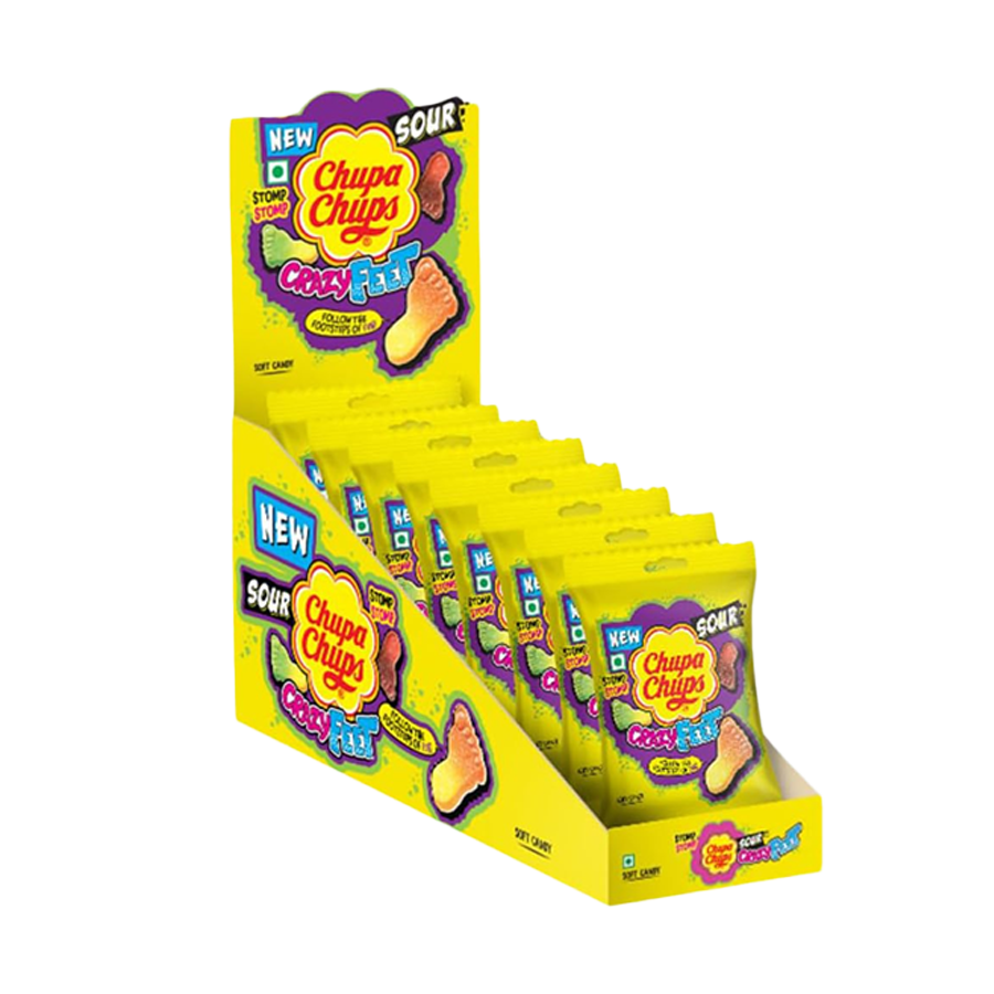 Chupa Chups Crazy Feet 93g 8er Vegetarisch  ***NEU***
