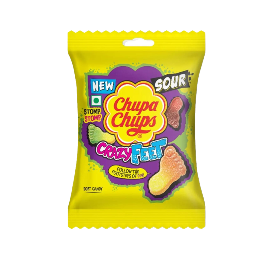 Chupa Chups Crazy Feet 93g 8er Vegetarisch  ***NEU***