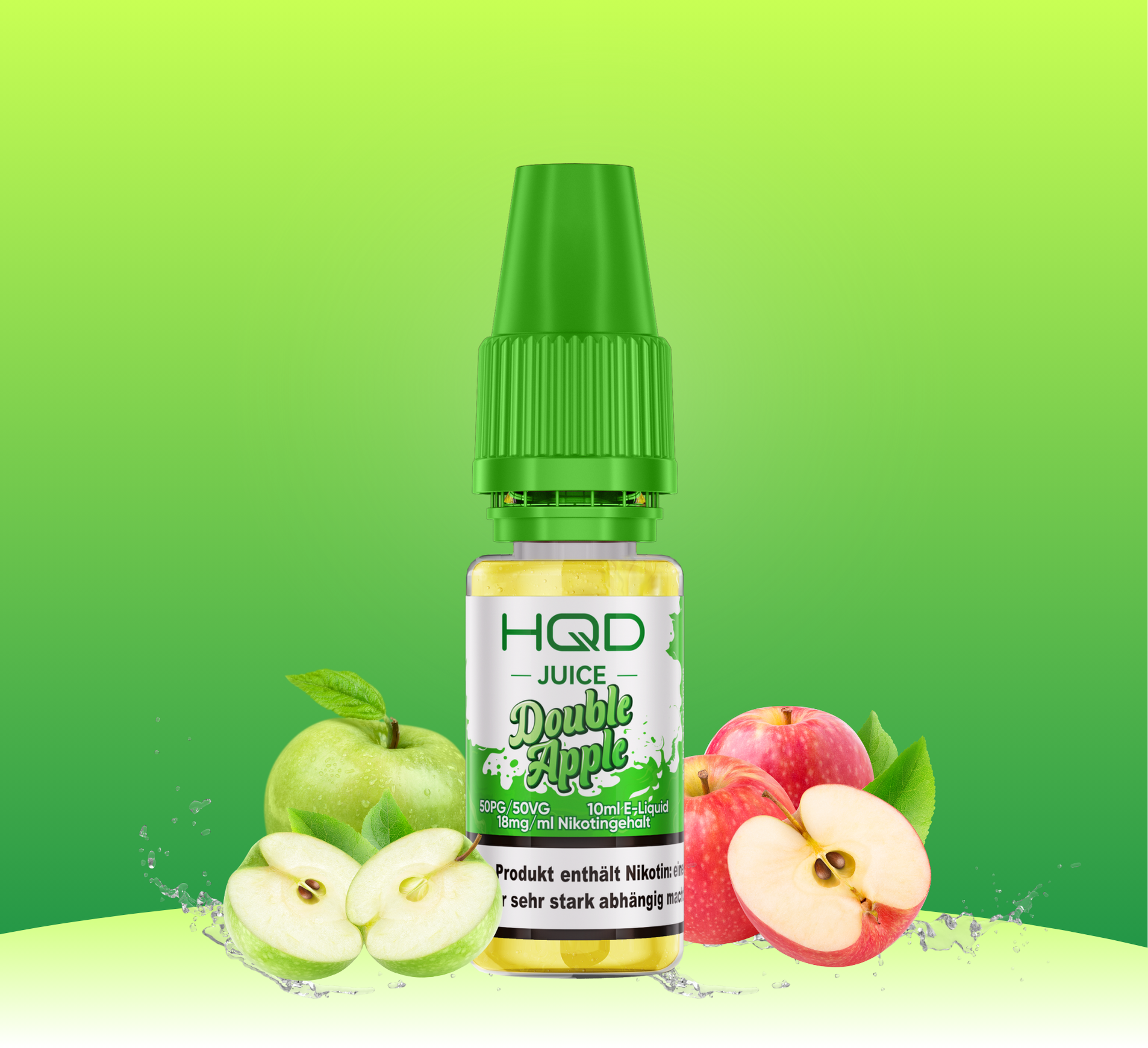 HQD Juice Double Apple 10ml Liquid 18mg Nikotin