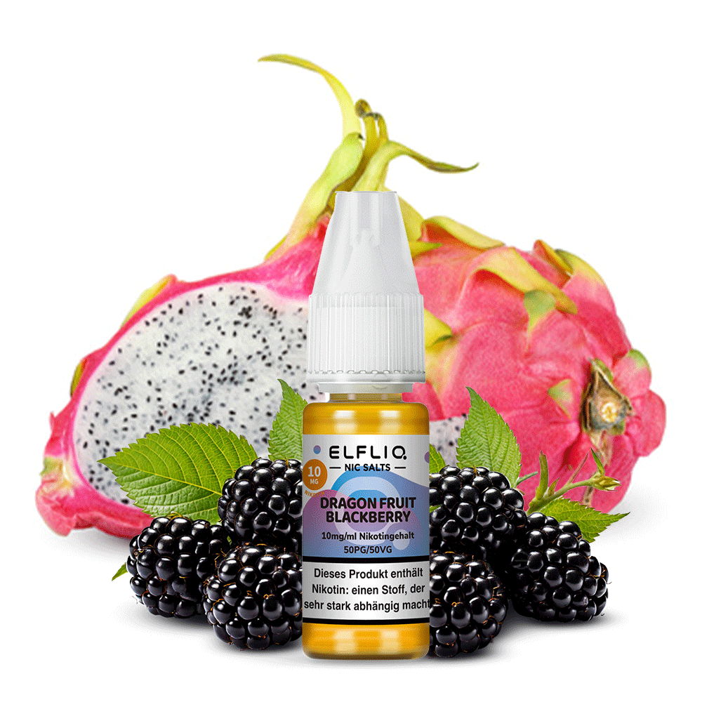 Elfbar ELFLIQ 10mg/ml Nikotinsalz Liquid Dragon Fruit Blackberry