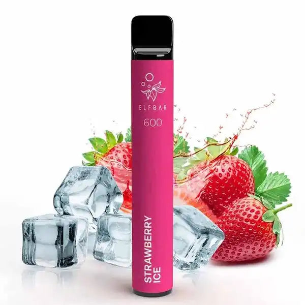 E-Zigarette Elf Bar Strawberry Ice 20mg Nikotin 600