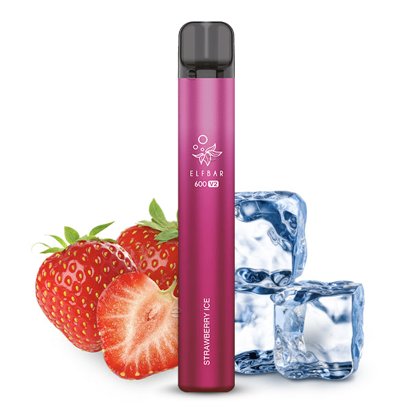 E-Zigarette Elf Bar V2 Strawberry Ice 20mg Nikotin 600
