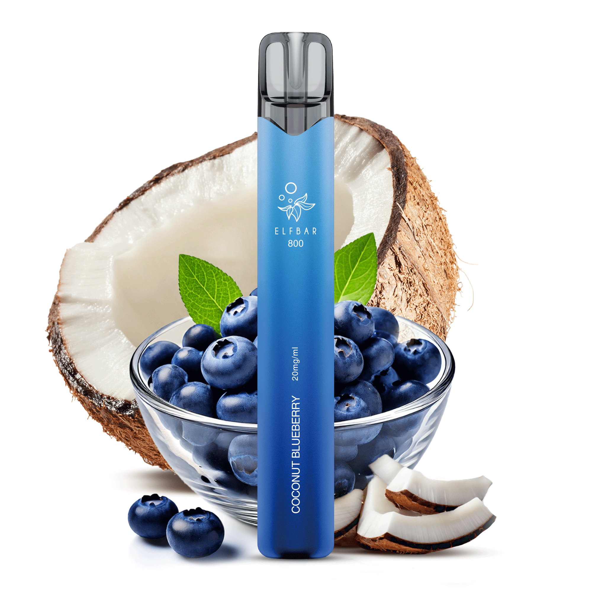E-Zigarette Elf Bar Coconut Blueberry 20mg Nikotin 800
