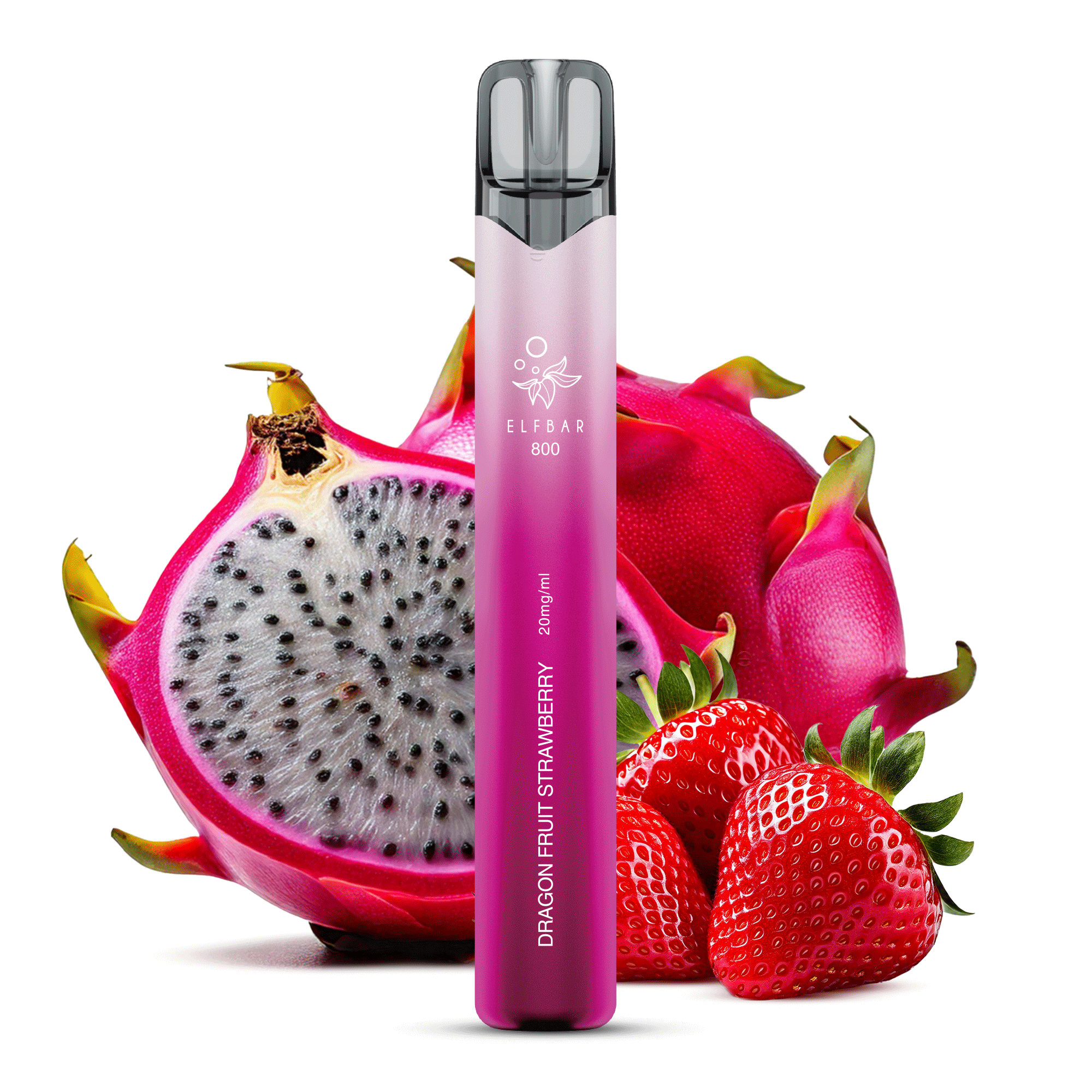 E-Zigarette Elf Bar Dragon Fruit Strawberry 20mg Nikotin 800