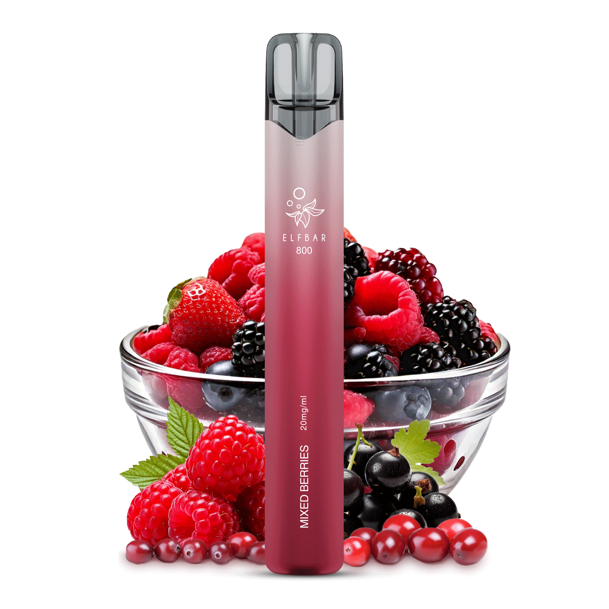 E-Zigarette Elf Bar Mixed Berries 20mg Nikotin 800