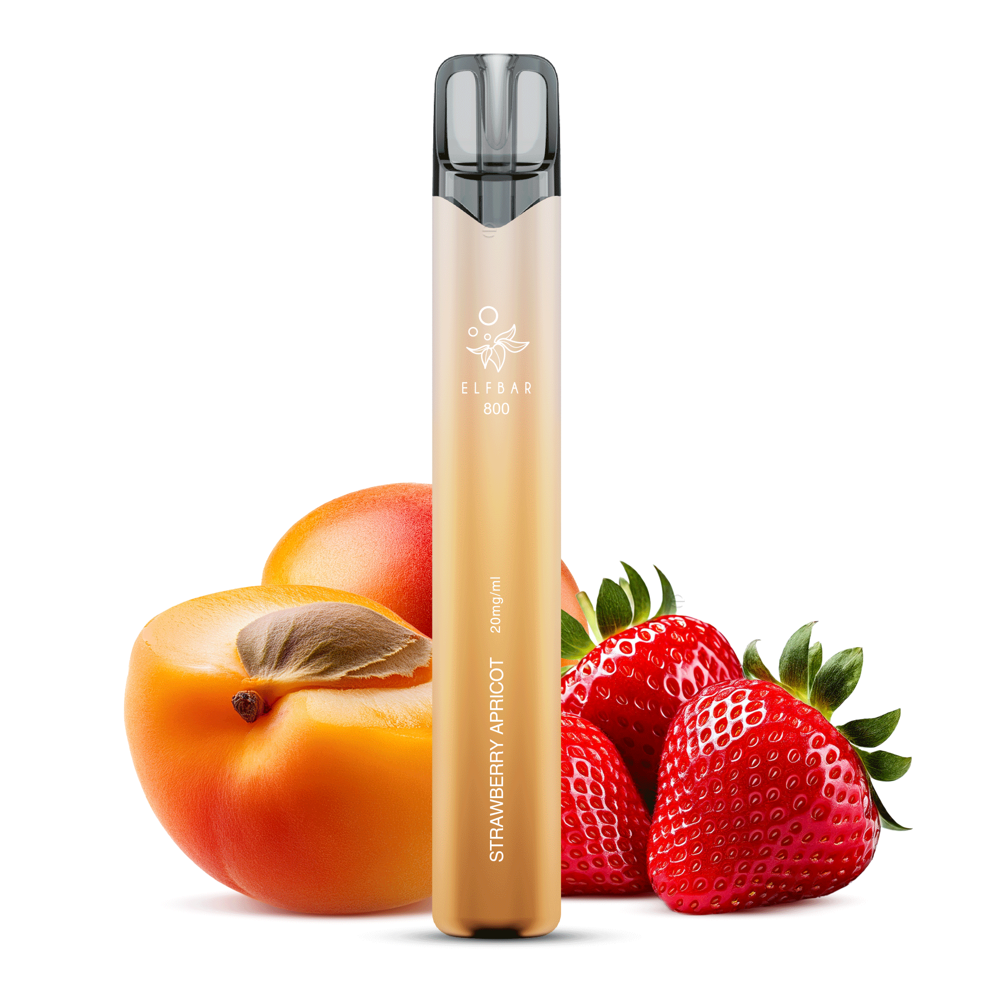 E-Zigarette Elf Bar Strawberry Apricot 20mg Nikotin 800