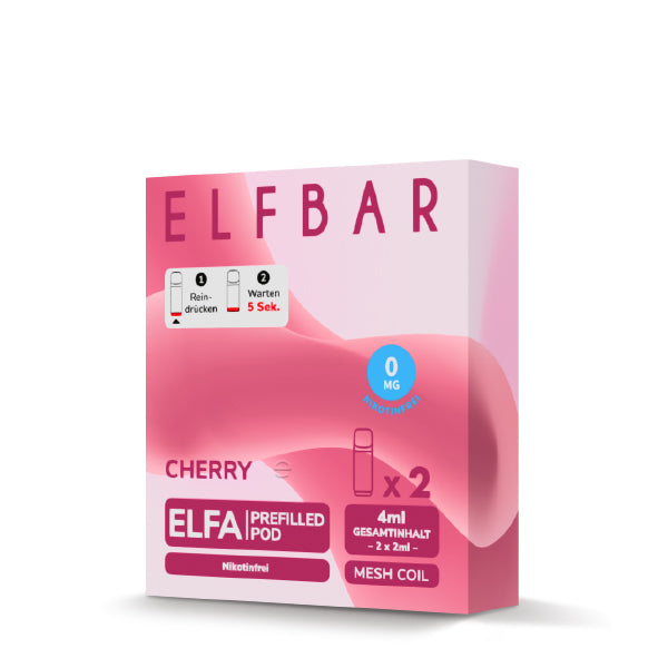 Elf Bar ELFA CP Prefilled Pod Cherry 0mg NIKOTINFREI 600