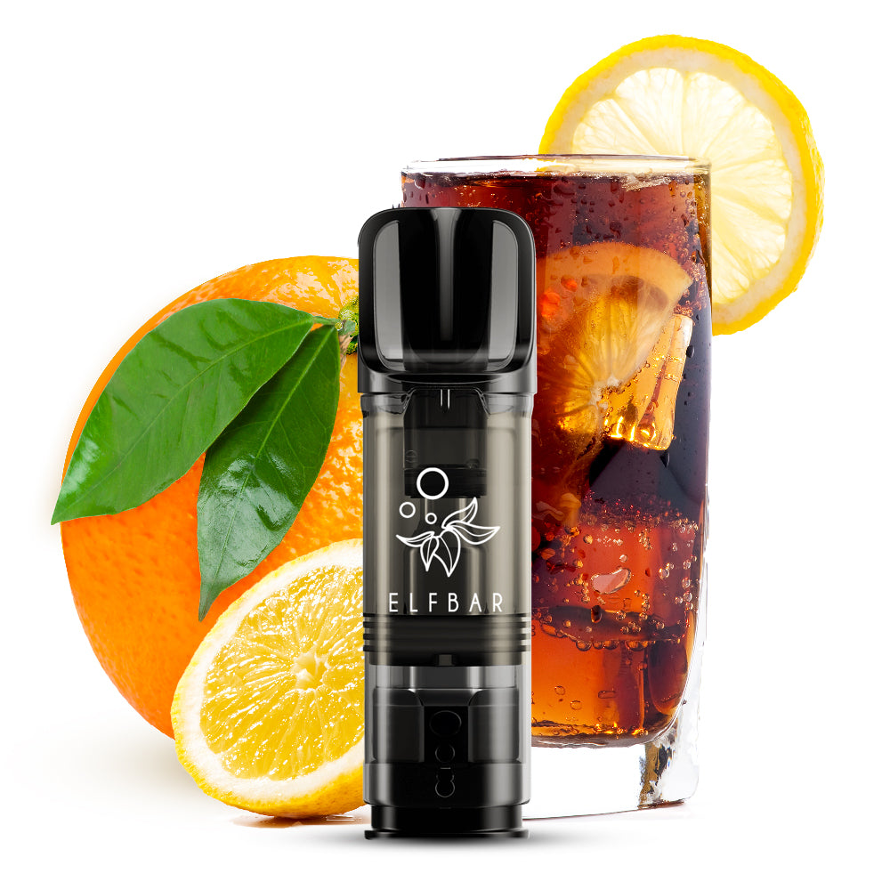 Elf Bar ELFA CP Prefilled Pod Cola Orange 20mg Nikotin 600