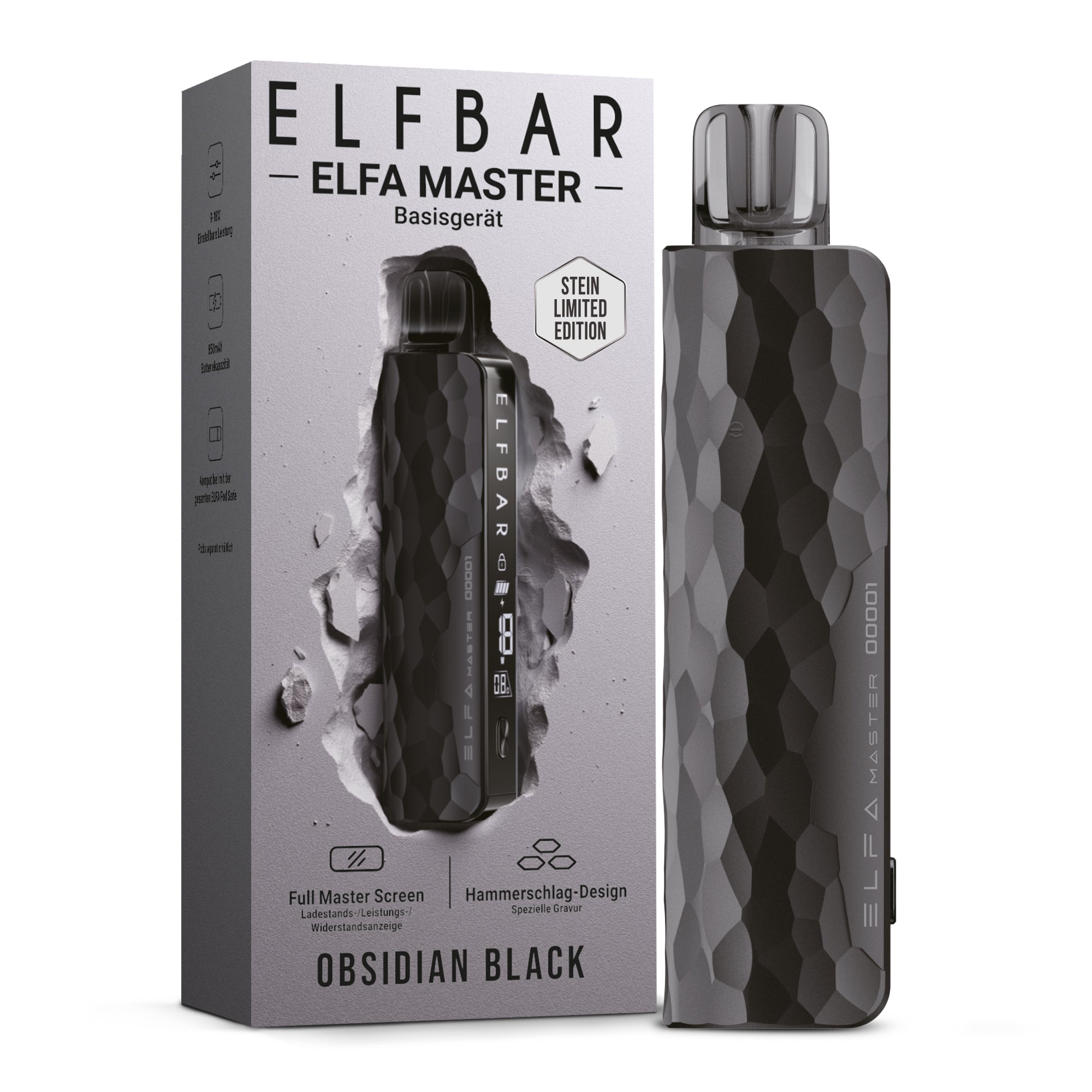 Elf Bar ELFA Master Basisgerät Limited Edition Obsidian Black
