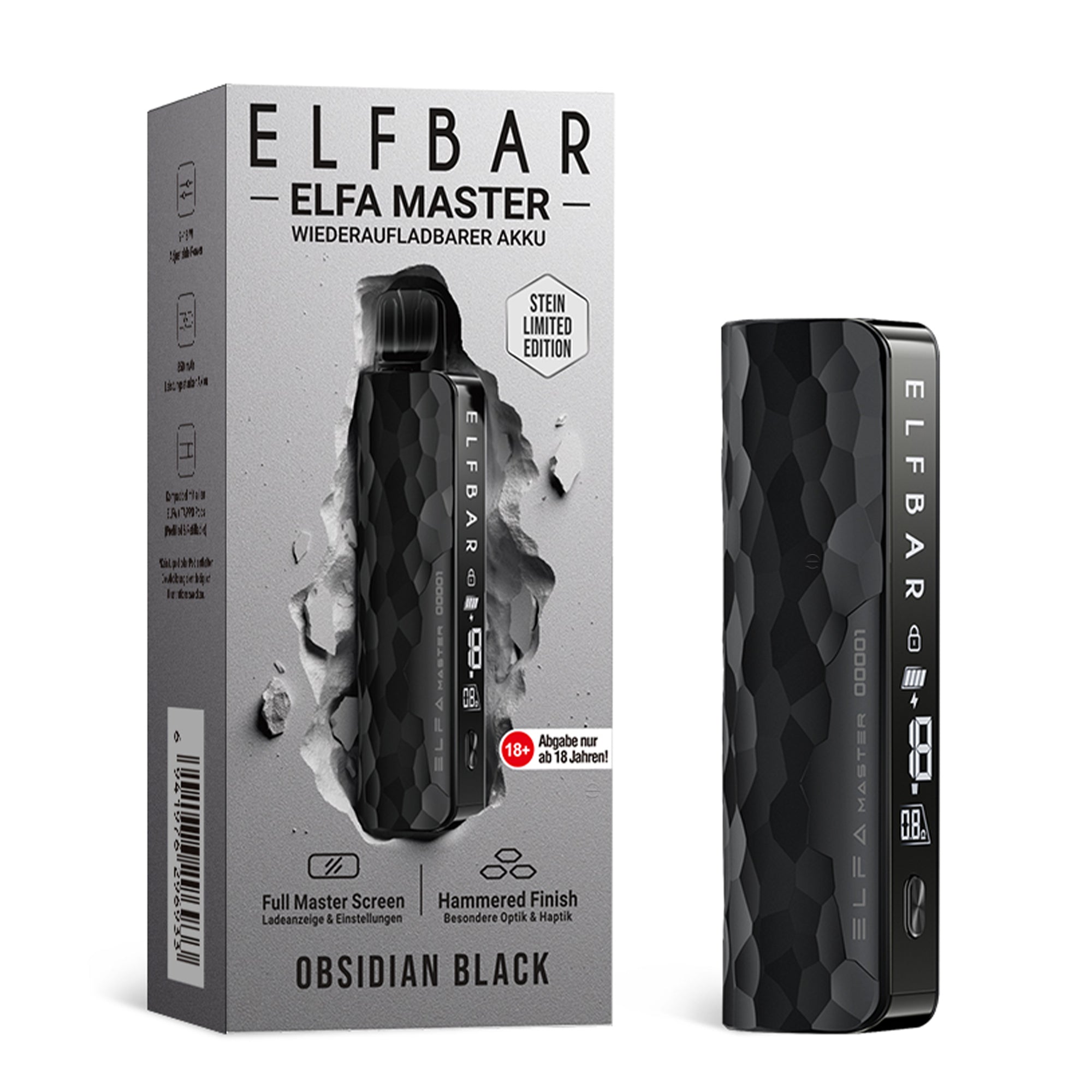 Elf Bar ELFA Master Basisgerät Limited Edition Obsidian Black
