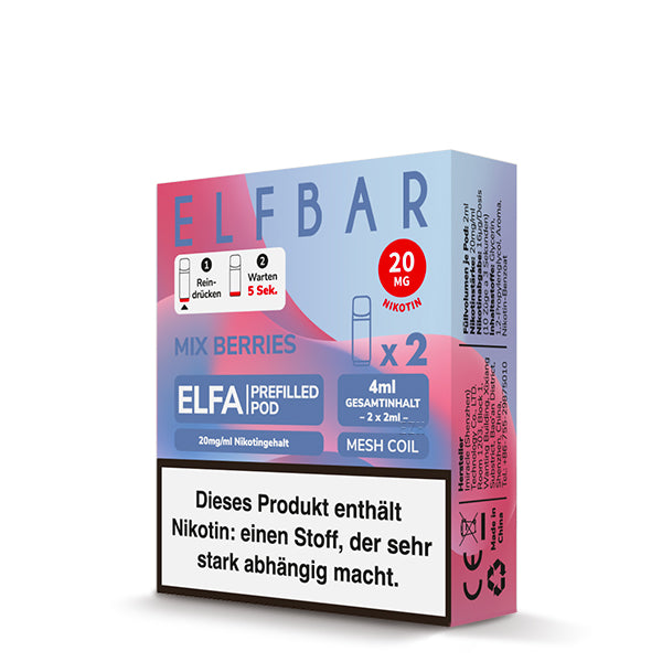 Elf Bar ELFA CP Prefilled Pod Mix Berries 20mg Nikotin 600